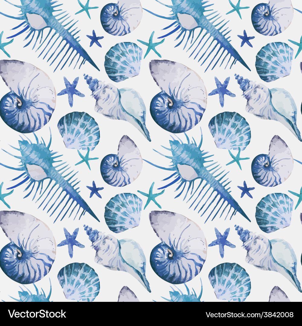 Corals with shells and crabs Vector Image
