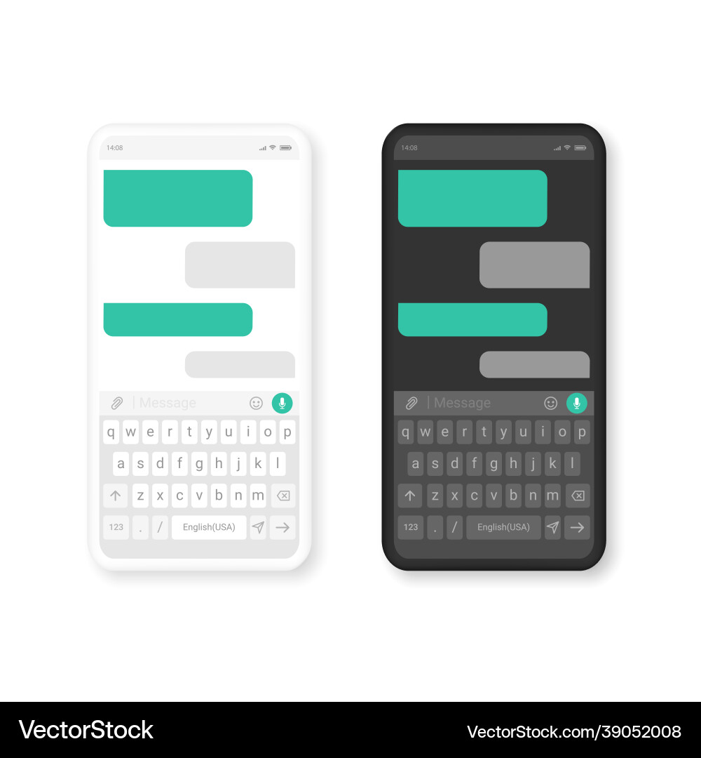 Design eines Dialogfelds für mobile Anwendungen Design eines Dialogfelds für mobile Anwendungen vektorbild