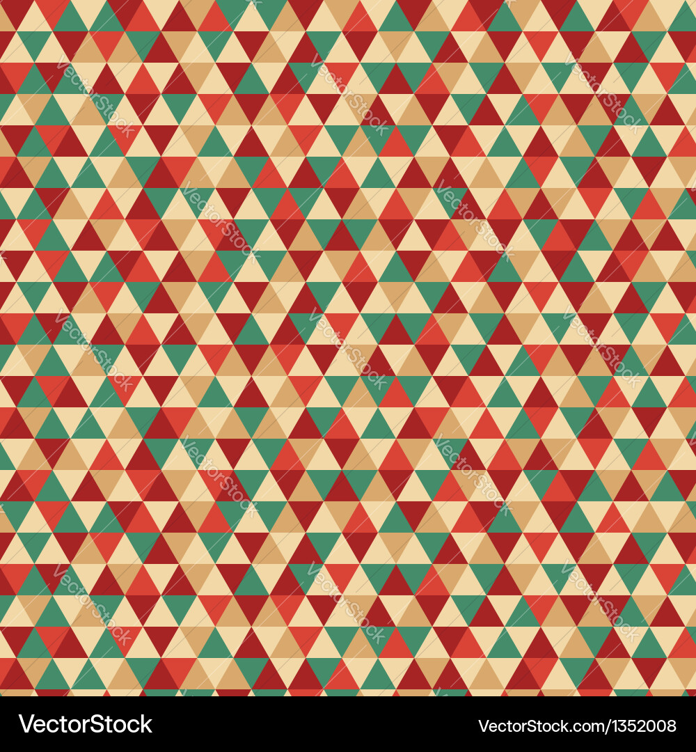 Geometric Triangle Pattern vector image