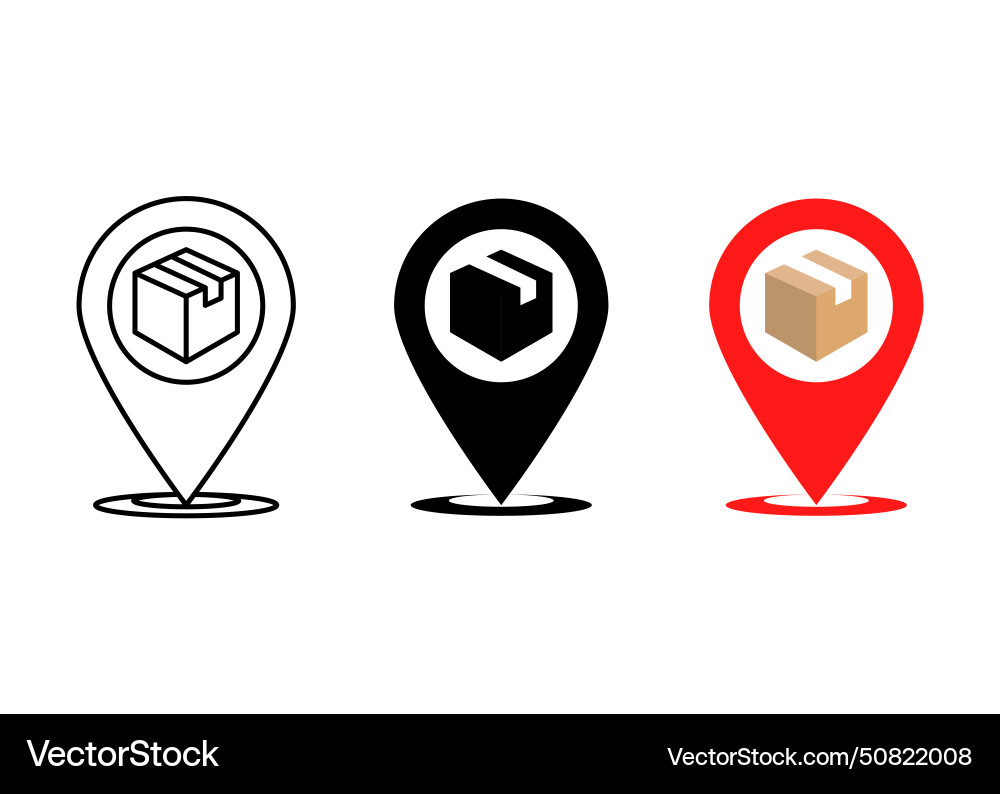 Receive order in pick up and collection point Receive order in pick up and collection point Vector Image