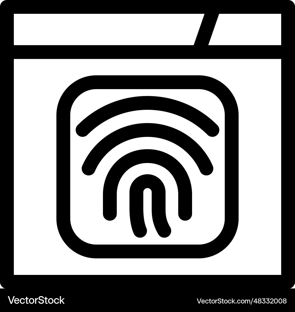 Web accessibility icon Web accessibility icon vector image