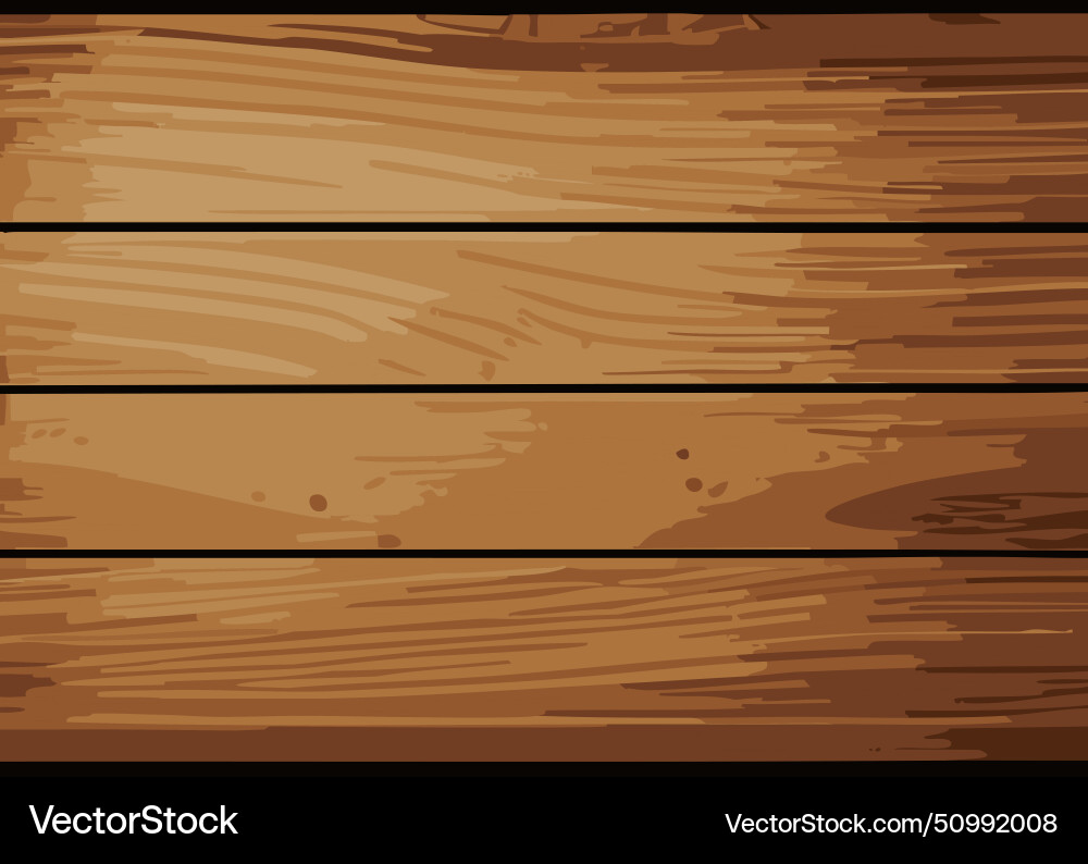 Wooden Texture Background In A Flat Style Wood Vector Image