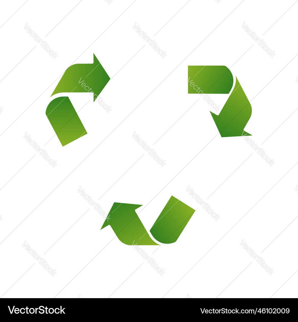3 steps triangle template vector image