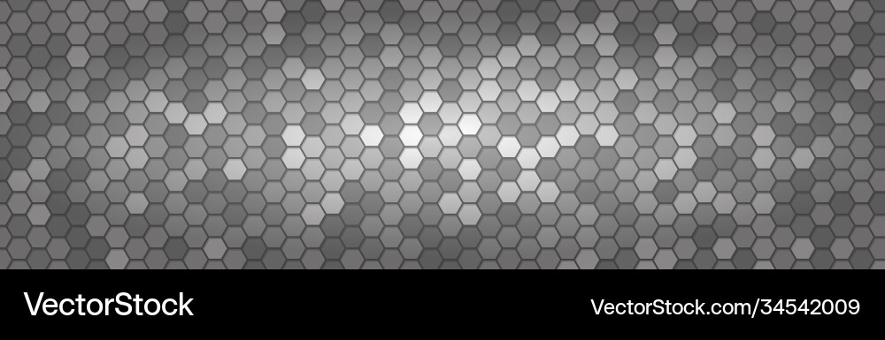 Abstract background with many small hexagons Vector Image