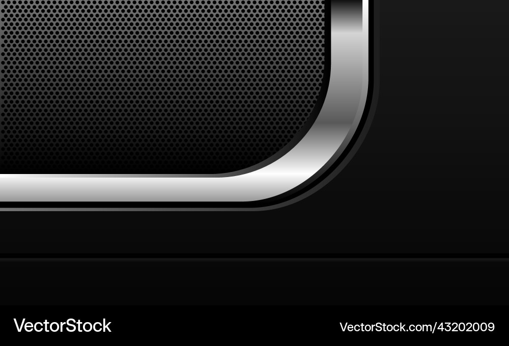 Abstract silver line curve grey circle mesh Abstract silver line curve grey circle mesh vector image
