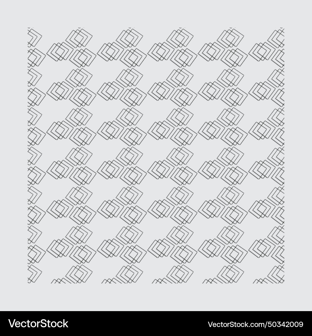 Black and white pattern design template print Vector Image