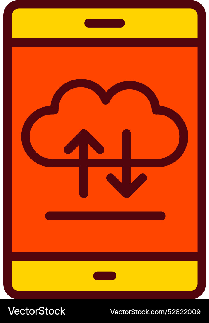 Cloud computing icon design vector image