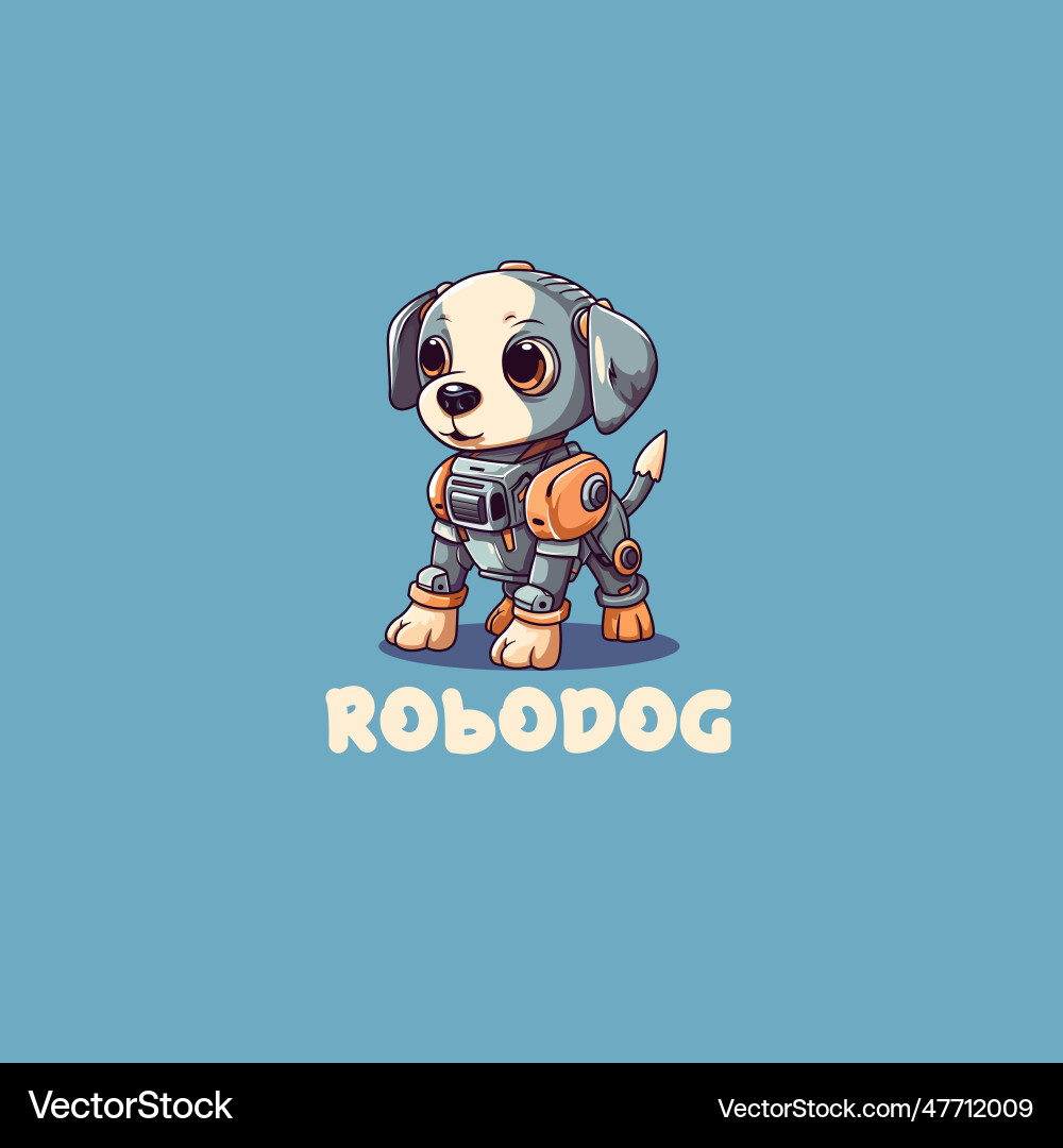 Robot dog cartoon discount