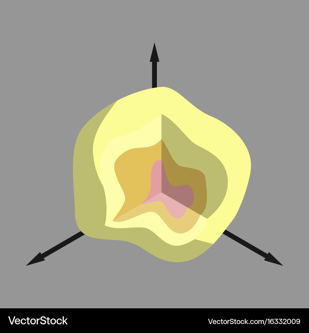 Flat icon on stylish background graph vector image