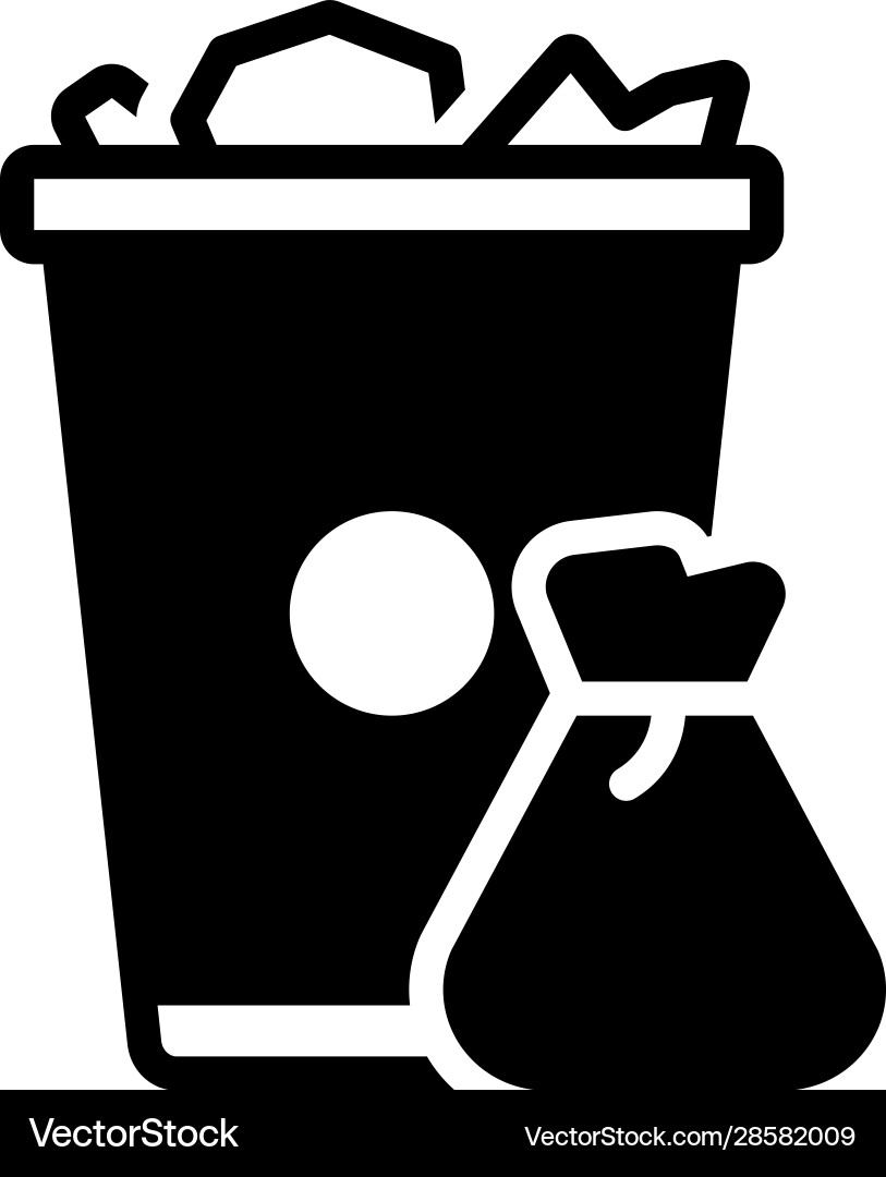 Garbage vector image