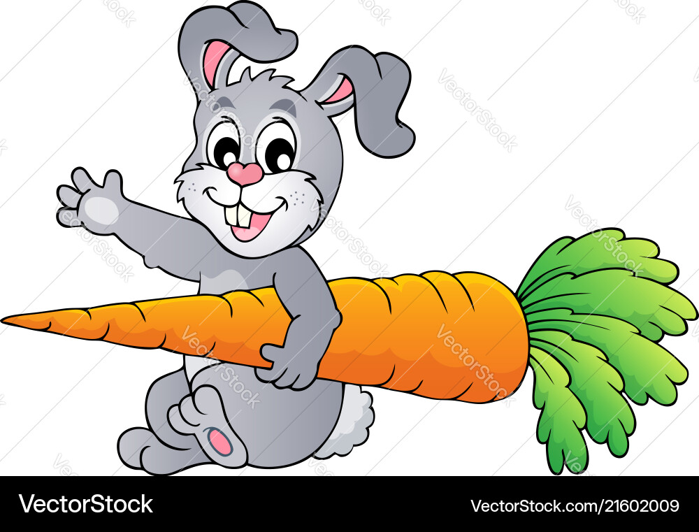 Image with rabbit theme 9 Image with rabbit theme 9 vector image
