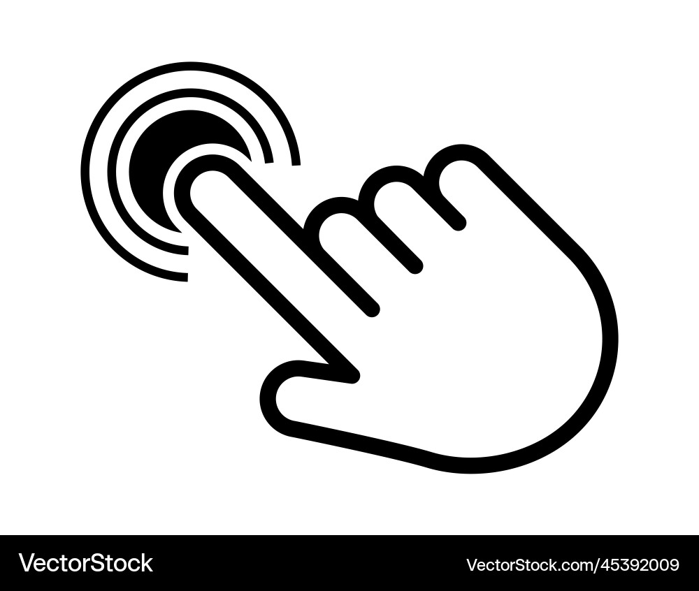 Klicken Sie auf Cursor-Set Computer Zeiger Hand und Pfeil Klicken Sie auf Cursor-Set Computer Zeiger Hand und Pfeil vektorbild