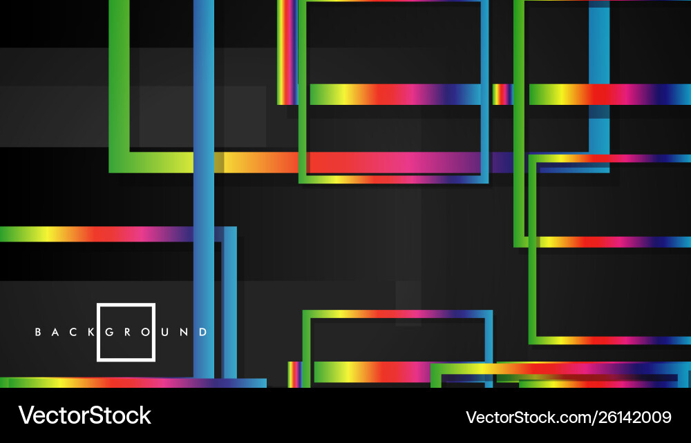Modern abstract squares backgrounds with a black Modern abstract squares backgrounds with a black vector image