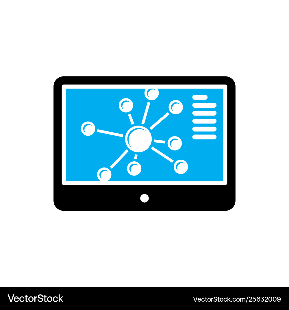 Molecule icon on background for graphic and web Molecule icon on background for graphic and web vector image