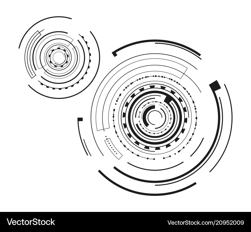 Pair of interface patterns Pair of interface patterns vector image