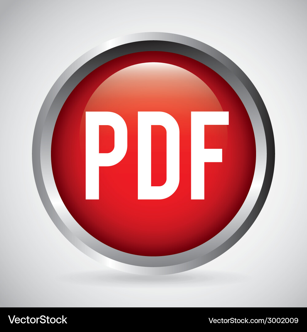 Pdf file design Vector Image