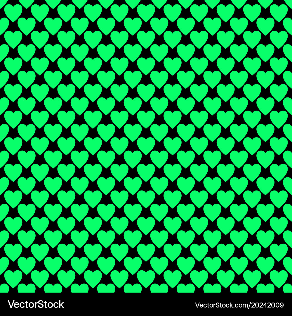 Repeating heart background pattern - valentines vector image