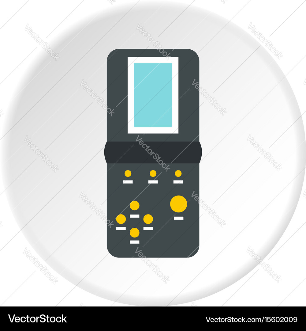 Tetris icon circle Vector Image