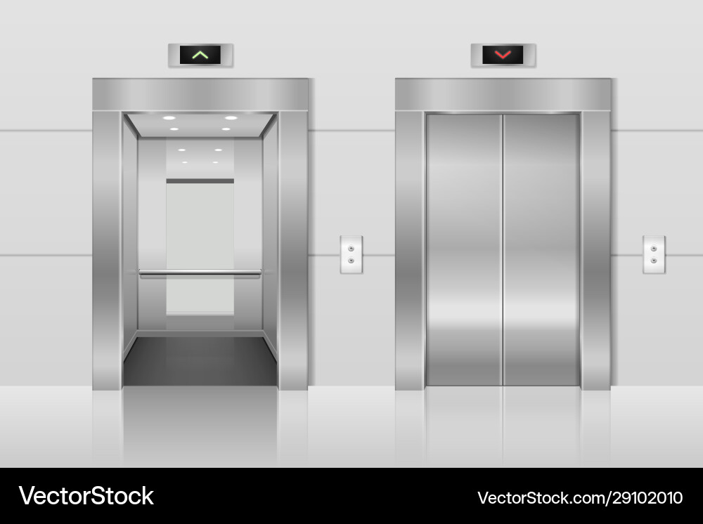 3d realistic blank empty opened and closed 3d realistic blank empty opened and closed vector image