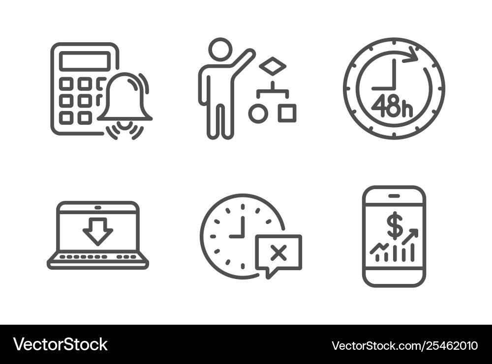 48 Stunden Algorithmus und Zeitsymbole setzen Rechenwerk 48 Stunden Algorithmus und Zeitsymbole setzen Rechenwerk vektorbild
