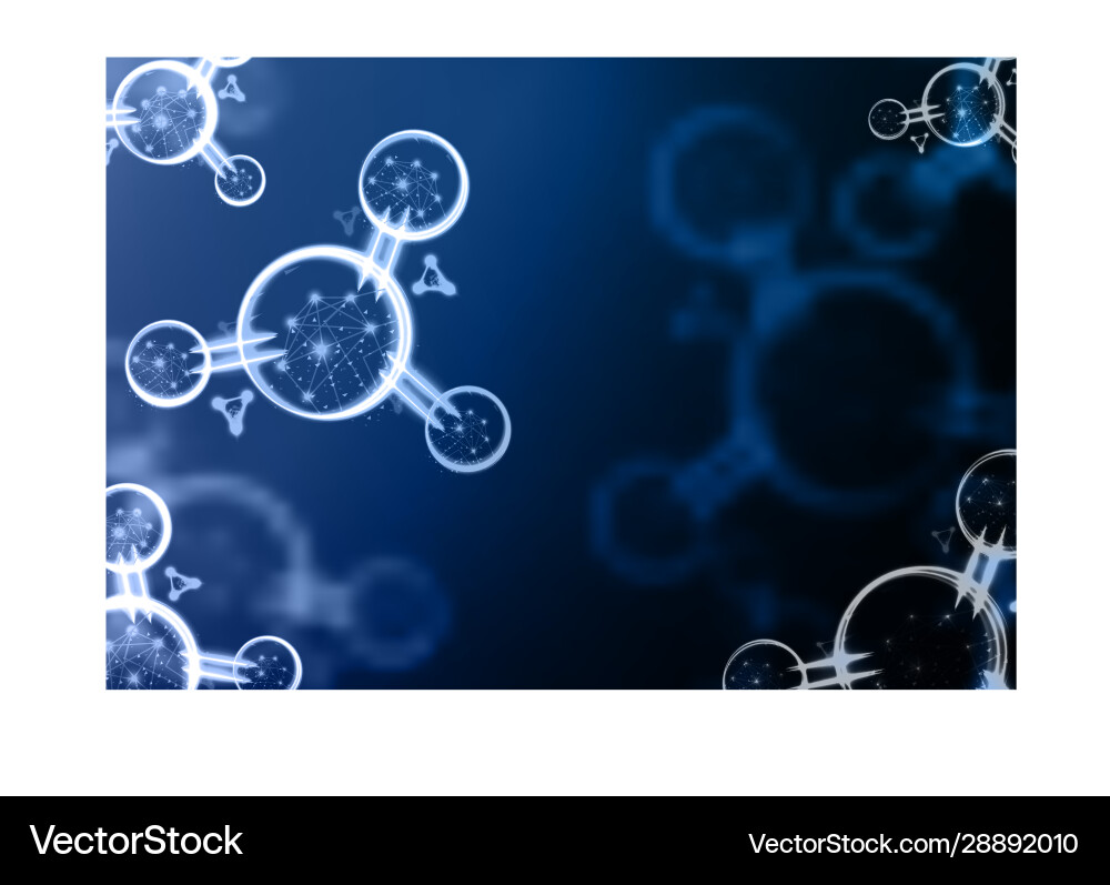 Abstract atom or molecule structure design Abstract atom or molecule structure design vector image