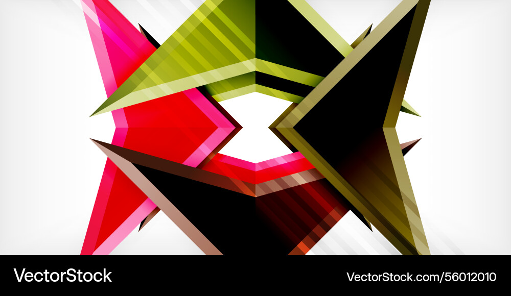Abstract background color triangles and arrows Abstract background color triangles and arrows vector image