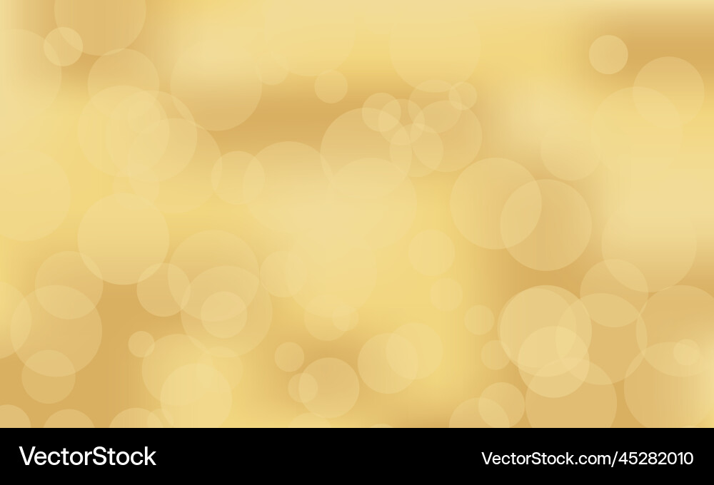 Abstract background with bokeh effects in gold Abstract background with bokeh effects in gold vector image