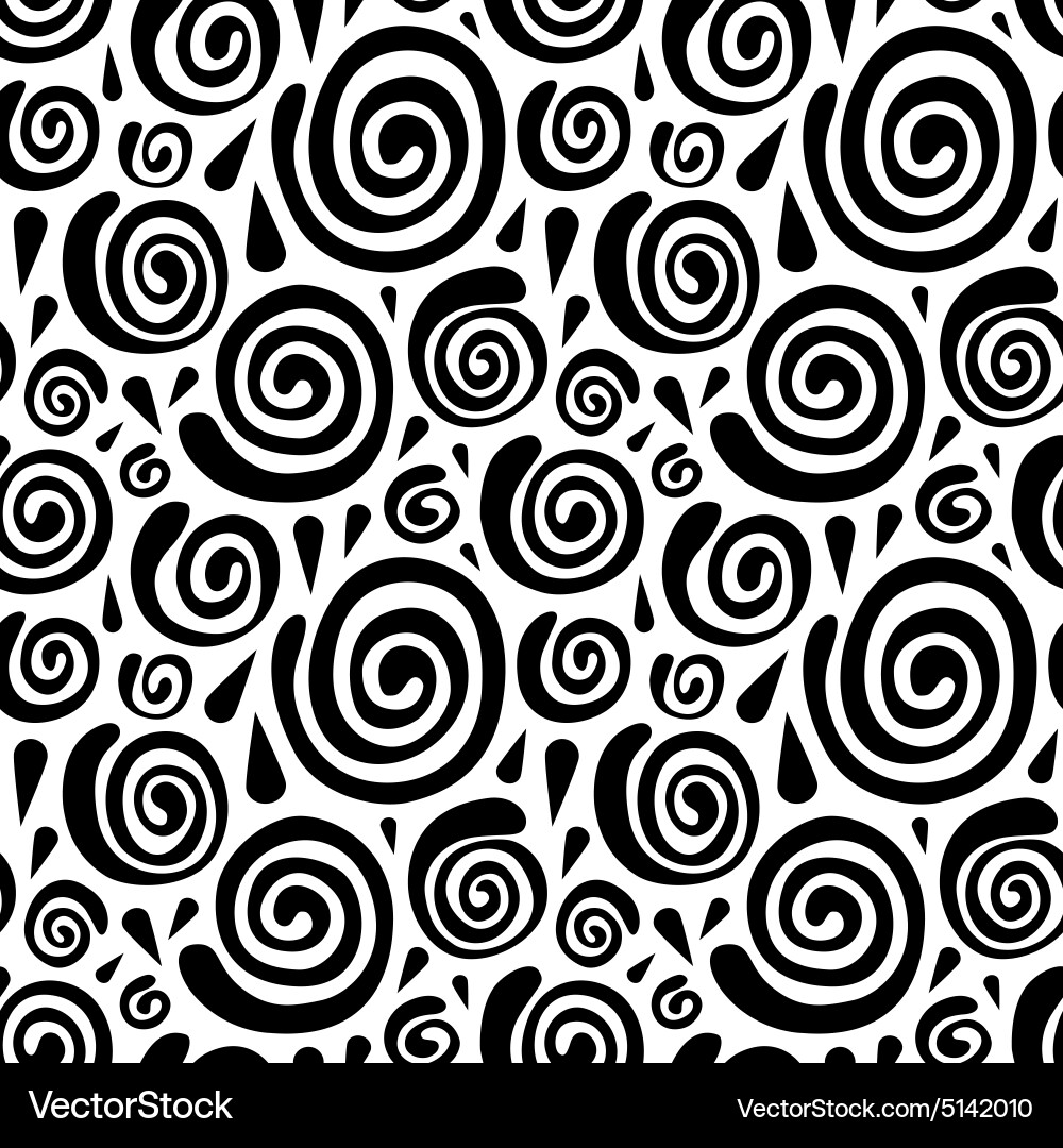Abstract Swirls Pattern vector image