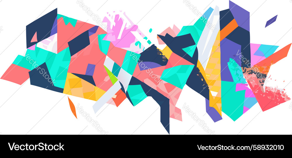 Dynamic Geometric Splatter Vector Image