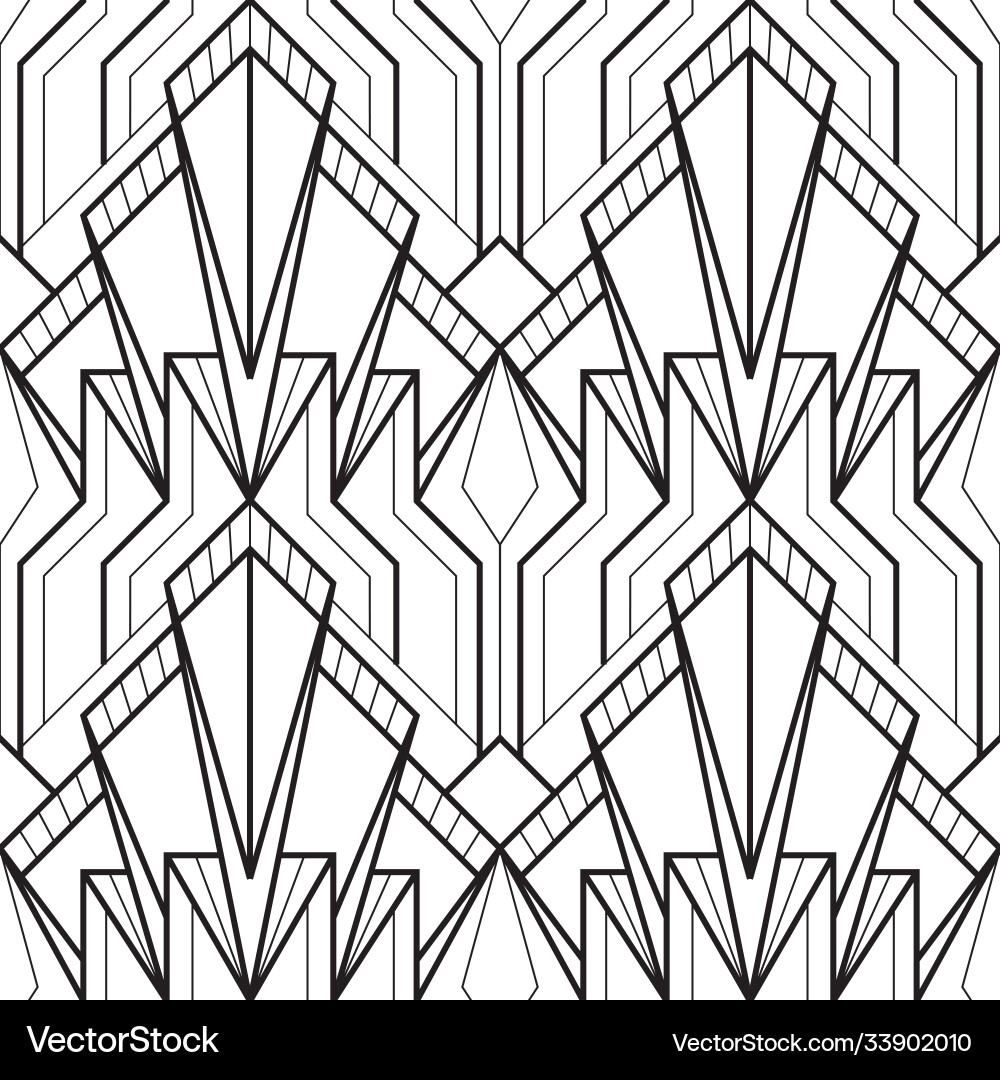Geometric Stripe Pattern vector image
