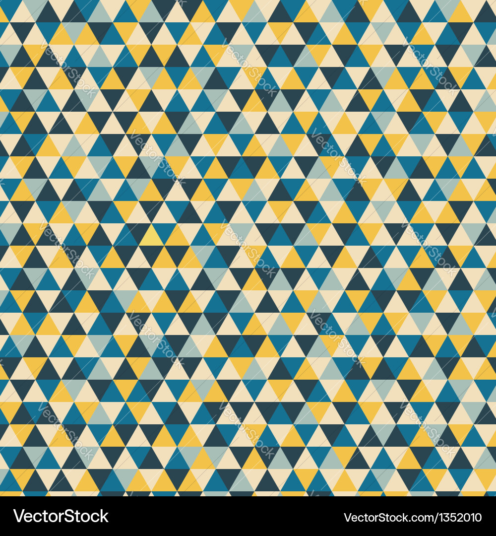 Geometric Triangle Pattern Vector Image