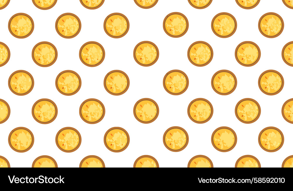 Golden Cheese Pattern - Symmetrical Grid Vector Image
