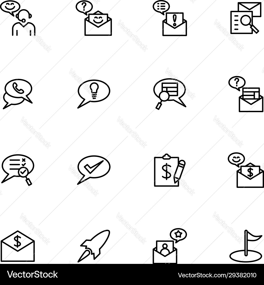 Line icon related to project management system Vector Image