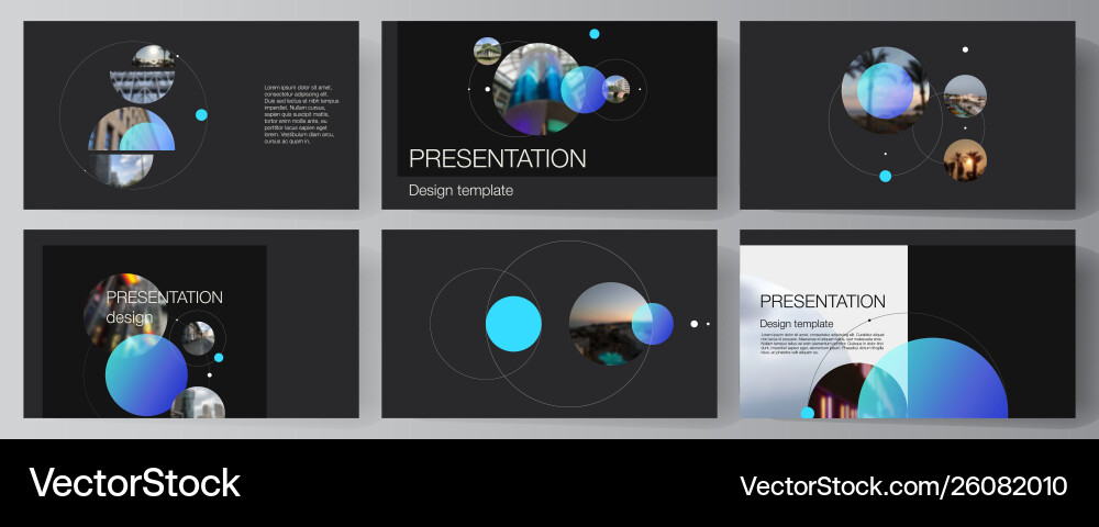 Minimalistic layout presentation Vector Image