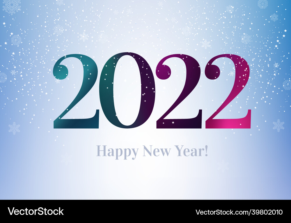 New year poscard with text New year poscard with text vector image