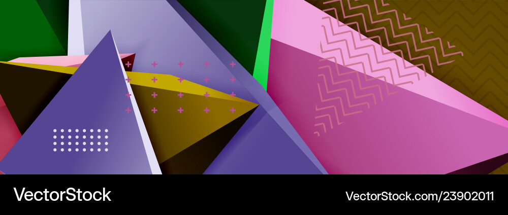 3d triangular minimal abstract background 3d triangular minimal abstract background vector image