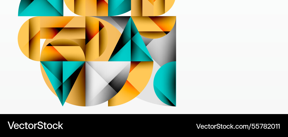 Abstract geometric design with intersecting Abstract geometric design with intersecting Vector Image