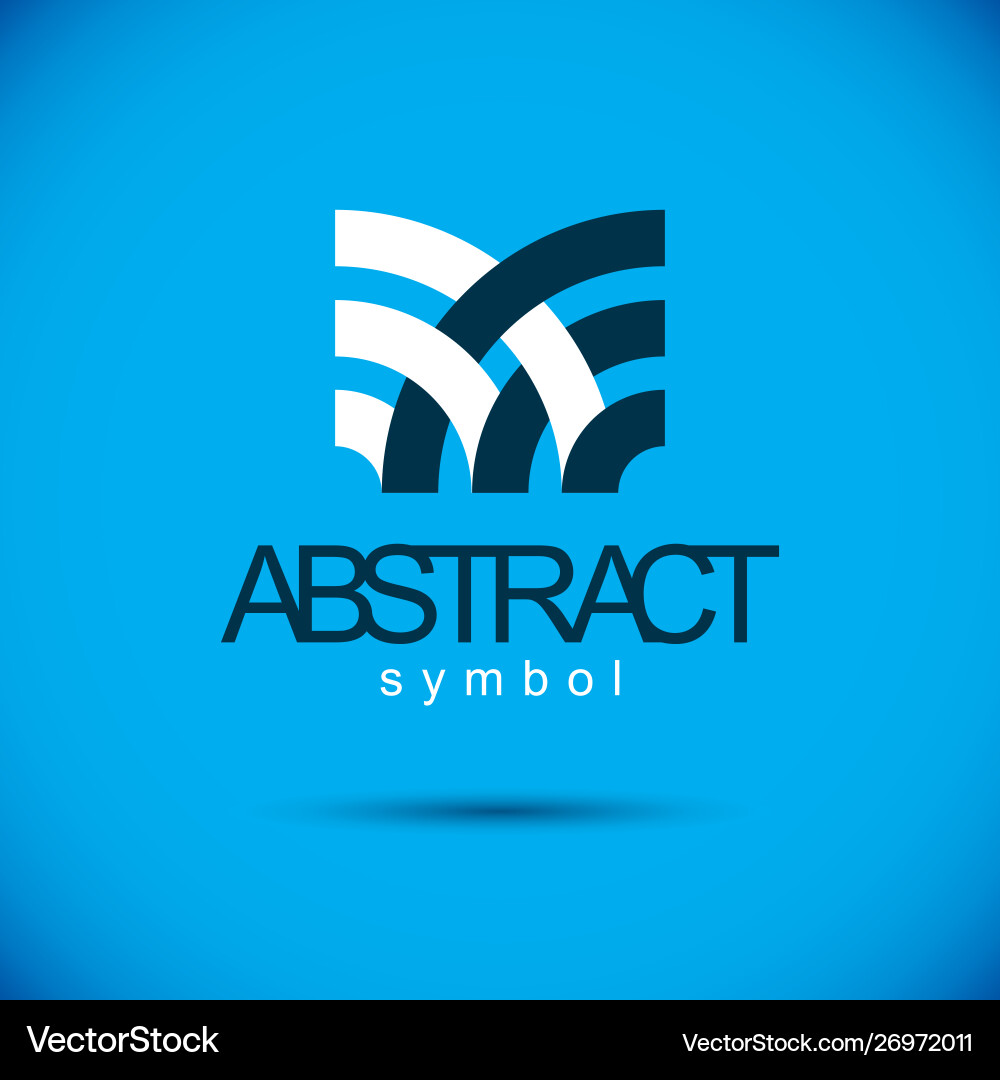 Abstract geometric shape best for use Abstract geometric shape best for use Vector Image