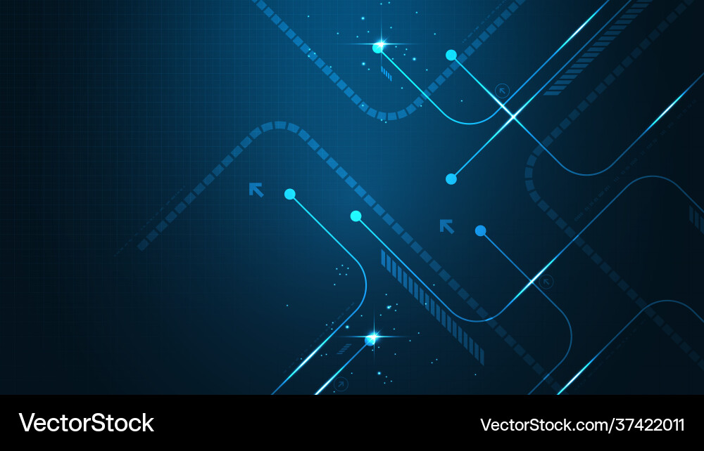 Background in concept technology Background in concept technology vector image