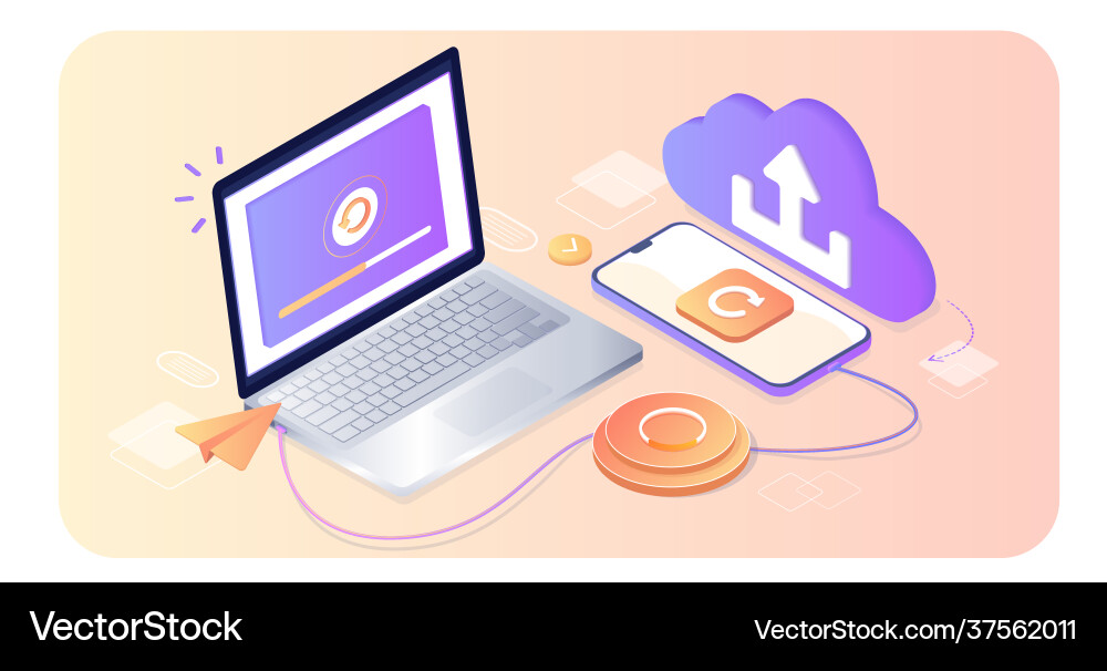 Data set process classification database Data set process classification database vector image