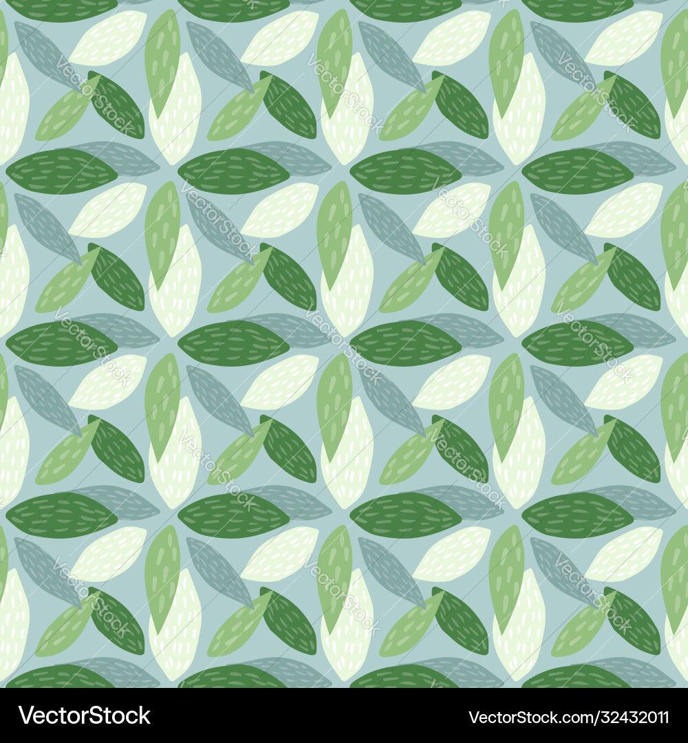 Seamless botanic pattern with abstract flowers Seamless botanic pattern with abstract flowers vector image