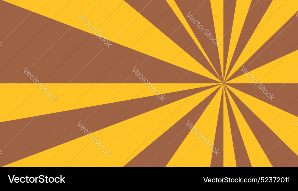 Sunbrust abstract background design rays vector image