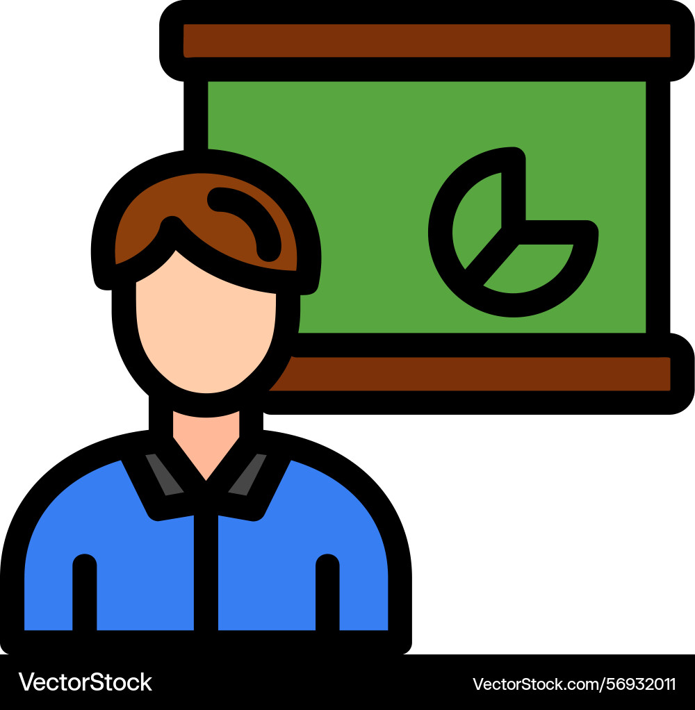 Training session line filled style icon design vector image