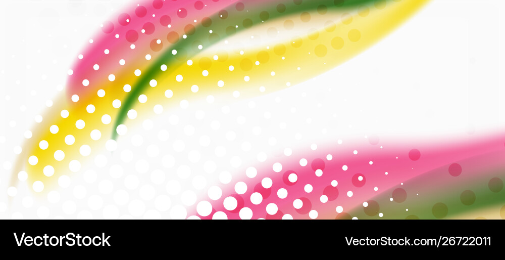 Trendy abstract wave blur pattern multicolored Trendy abstract wave blur pattern multicolored vector image