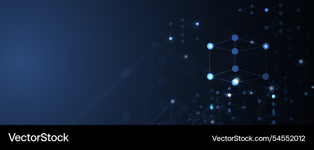 Abstract technology background with circuit Vector Image