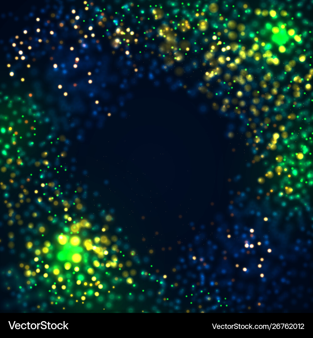 Bokeh lights background vector image