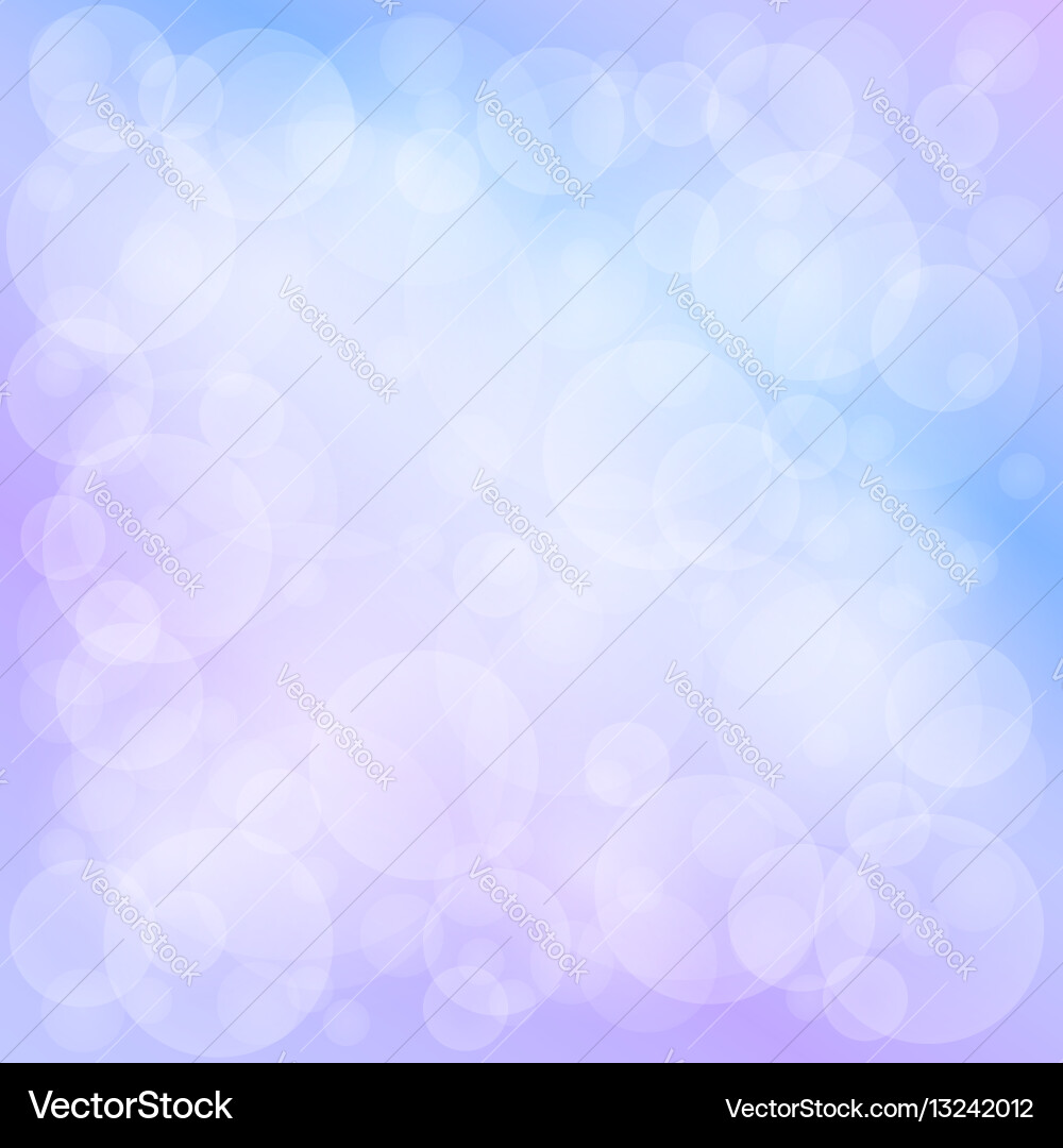 Lilac Bokeh Background vector image