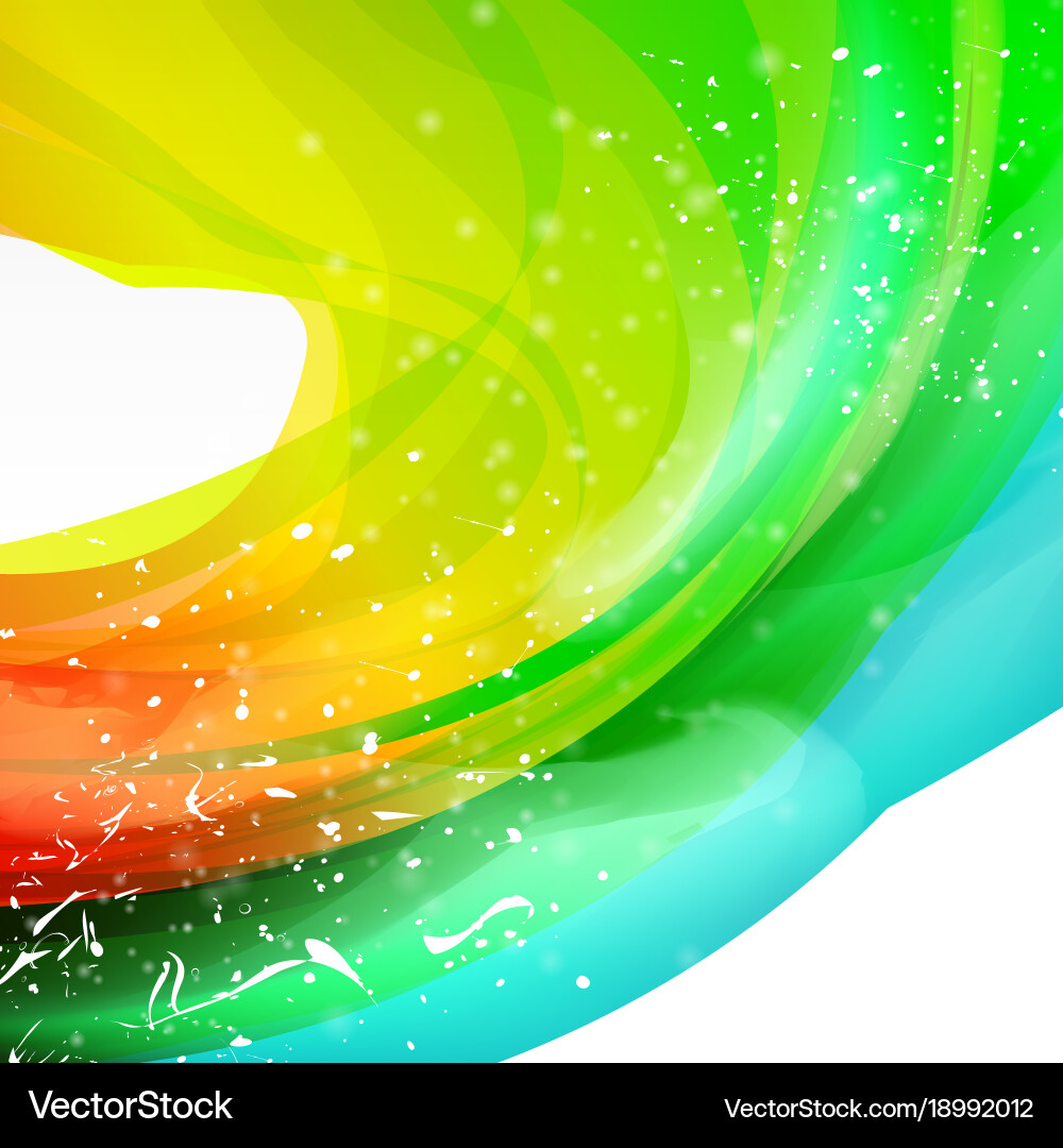 Minimal curve liquid spark wave background vector image