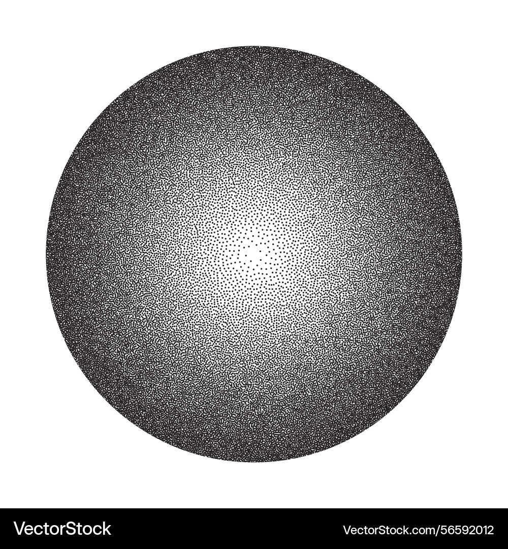 Pointillism dots gradient pattern vector image