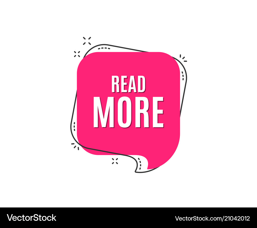 Read more symbol navigation sign Vector Image